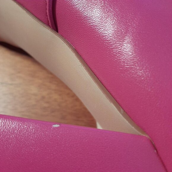 Azalea Wang Invisible Boot in Fuchsia Pink Sz7.5 New With Defect Excellent Condi - Picture 8 of 10